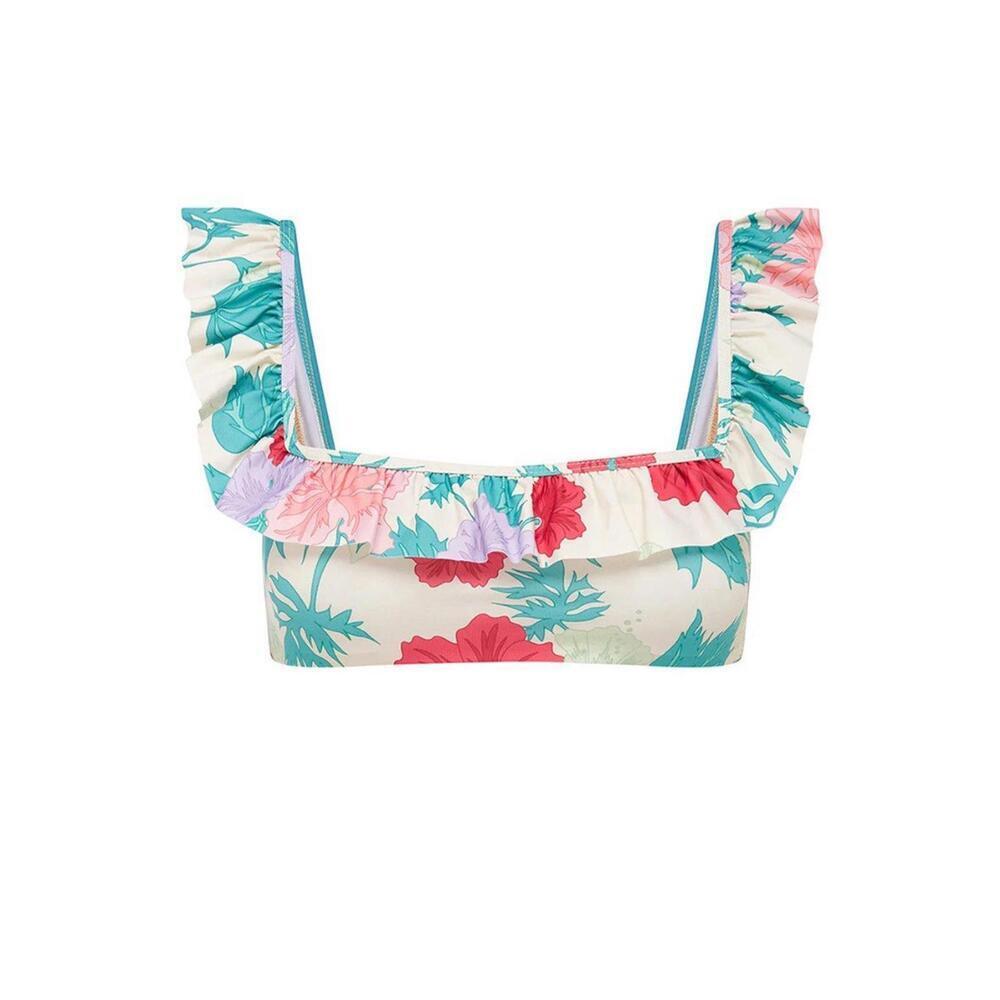 EPHEMERA ARCADIA FLOUNCE BRA Bikini Top $178 NWT 42 8 Medium Tuckernuck